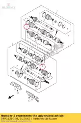 Here you can order the joint set lt-a7 from Suzuki, with part number 5493331G20: