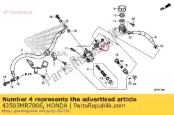 Ici, vous pouvez commander le connecteur auprès de Honda , avec le numéro de pièce 43503MR7006: