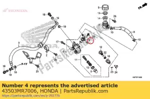 honda 43503MR7006 aansluiting - Onderkant