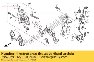 honda 38520MET651 czujnik, fr. pr?dko?? ko?a - Dół