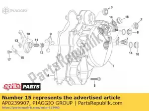 Piaggio Group AP0239907 blad lente - Onderkant