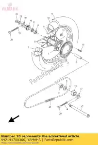 yamaha 942141700300 rura - Dół