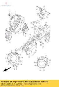 suzuki 1135118H10 cubierta, magneto - Lado inferior