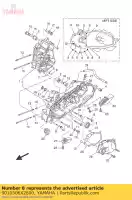 9010506X2800, Yamaha, perno, brida yamaha mt vp wr yp yzf r 125 250 300 400 2005 2006 2007 2008 2009 2010 2011 2012 2013 2014 2015 2016, Nuevo