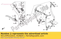 Tutaj możesz zamówić w??, r. Fr. Hamulec g?ówny od Honda , z numerem części 45124MZ2003: