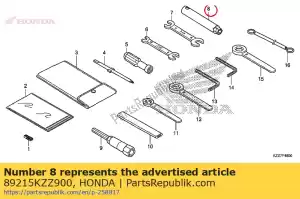 Honda 89215KZZ900 wrench, box - Bottom side