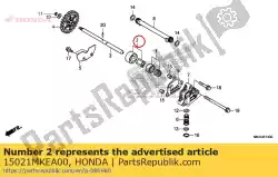 rotorset, oliepomp van Honda, met onderdeel nummer 15021MKEA00, bestel je hier online: