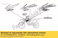 87127KRNA20ZA, Honda, marque, l. enveloppe de radiateur (###) * type1 * (type1) honda crf 250 2009, Nouveau