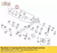 46234005144, KTM, shift shaft cpl. gasgas husqvarna ktm  sx sxs 65 2014 2015 2016 2017 2018 2019 2020 2021 2022, New