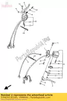 57A839120100, Yamaha, leva 1 yamaha xv 750 1000 1100 1986 1988 1989 1991 1992 1994, Nuovo