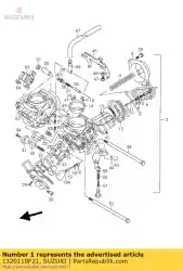 Aqui você pode pedir o carburador lh em Suzuki , com o número da peça 1320110F21: