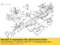 GU19104950, Piaggio Group, braçadeira de mangueira moto-guzzi arabinieri california ii gt le mans s sp ii sp iii strada t3 t5 targa v 350 500 650 750 850 1000 1985 1987 1988 1989 1990 1992 1993, Novo