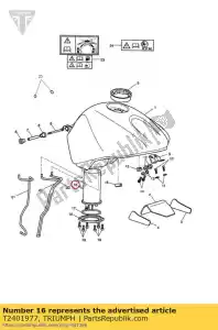 triumph t2401977 fuel pump module - Bottom side