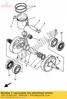 3JE116360100, Yamaha, t?ok (0,50 mm o / s) yamaha yz yzlc 250, Nowy