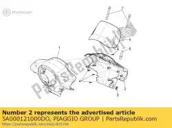 Ici, vous pouvez commander le panneau de tableau de bord. Bleu auprès de Piaggio Group , avec le numéro de pièce 5A000121000DO: