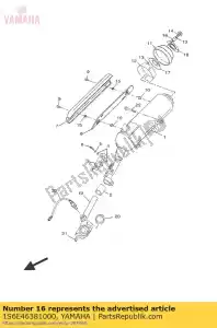 yamaha 1S6E46381000 halsband - Onderkant