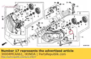 honda 34904MCAA61 printemps, supporter - La partie au fond