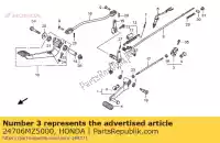 24706MZ5000, Honda, Arm comp., gear change honda vfr  f rvf r vf magna c super vf750c 750 , New