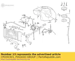 Here you can order the tubo depresion d8x3. 5x200 from Piaggio Group, with part number CM200303: