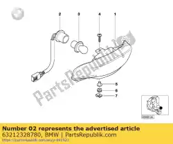 Here you can order the wiring harness tail light from BMW, with part number 63212328780: