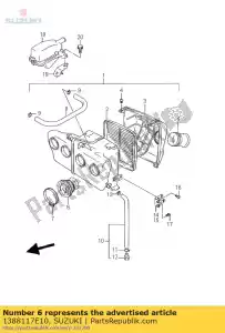 Suzuki 1388117E10 tubo, sbocco - Il fondo