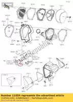 110541100, Kawasaki, support, boîte a / c kawasaki klx  r klx450r klx450 450 , Nouveau