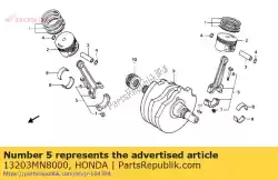 Here you can order the rod assy. C, connecting from Honda, with part number 13203MN8000: