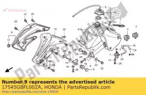 Honda 17545GBFL00ZA stel illust * type1 * in - Onderkant
