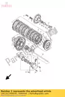 1AE161540000, Yamaha, piastra, spinta 1 yamaha fz fzr fzx gts yzf genesis fzrrw fzrr gtsa yzfr yzfsp thunderace thunderrace 750 1000, Nuovo