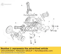 1A0193604E4, Piaggio Group, virabrequim, classe de peso e4 aprilia ksua0 rs 660 abs (apac) tuono 660 (apac) zd4ksa00, zd4kvh, zd4ksg zd4ksue0 zd4ztpiag 660 2020 2021 2022, Novo