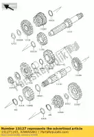 131271241, Kawasaki, transmisión del eje en vn800-b1 kawasaki vn 800 1996 1997 1998 1999 2000 2001 2002 2003 2004 2005 2006, Nuevo