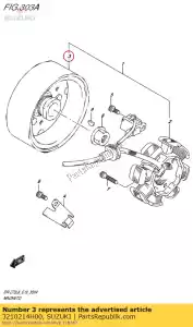 Suzuki 3210214H00 rotor assy - Bottom side