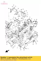 Ici, vous pouvez commander le repose-pieds 1 auprès de Yamaha , avec le numéro de pièce 4B5274110000: