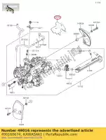 490160674, Kawasaki, 01 couvercle-joint kawasaki ej800 w800 cafe street 800 , Nouveau