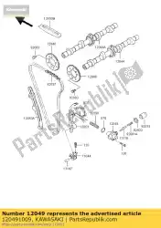 Here you can order the tensioner,cam chain z1000-k1 from Kawasaki, with part number 120491009: