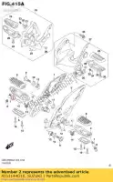 4351144G10, Suzuki, barre, pied avant suzuki gsf bandit su a gsr  sfv gladius u sua gsx bking bk bka ua s zaue za sa hayabusa r ruf aue bkau2 gw inazuma ru2 rauf raz ue ra bkuf bku2 razuf f z rz gsr600a gsx1300bka b king gsx1300r gsf650nsnasa sfv650a gsf1250a gsf650sasa gsr750 gsr750a gsx1300, Nouveau