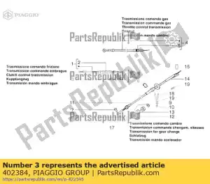 Piaggio Group 402384 register - Onderkant