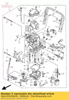 5BE149590000, Yamaha, guarnizione yamaha wr yz 400 1998 1999, Nuovo