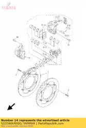 Aquí puede pedir pinza de montaje (derecha) de Yamaha , con el número de pieza 5JJ2580U0000: