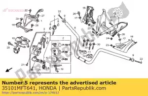 Honda 35101MFT641 base comp,contact - Bottom side