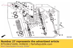 Qui puoi ordinare etichetta, rr. Avvertimento serranda da Honda , con numero parte 87516KZ1600: