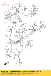 yamaha 2CR258940000 tank, reservoir - Onderkant