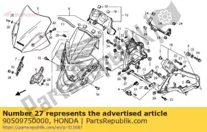 honda 90509750000 kraag, brandstoftank - Onderkant