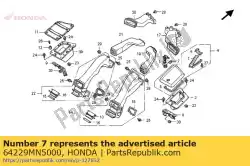 Ici, vous pouvez commander le plaque, support auprès de Honda , avec le numéro de pièce 64229MN5000: