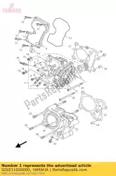 Qui puoi ordinare testata cilindro da Yamaha , con numero parte 52SE11020000: