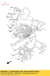 yamaha 52SE11020000 testata cilindro - Il fondo