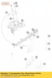 Here you can order the flywheel kokusan 2k-2 cpl. '97 from KTM, with part number 54739005144: