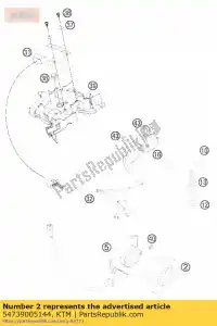 ktm 54739005144 flywheel kokusan 2k-2 cpl. '97 - Bottom side