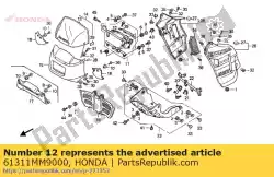 verblijf, snelheidsmeter van Honda, met onderdeel nummer 61311MM9000, bestel je hier online: