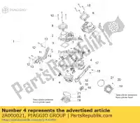 2A000021, Piaggio Group, Unión aprilia  caponord zd4vk000, zd4vka, zd4vk001, zd4vka01 zd4vkb000, zd4vkb001, zd4vkb003, zd4vkb00x, zd4vkb009 zd4vku00 1200 2013 2014 2015 2016 2017, Nuevo